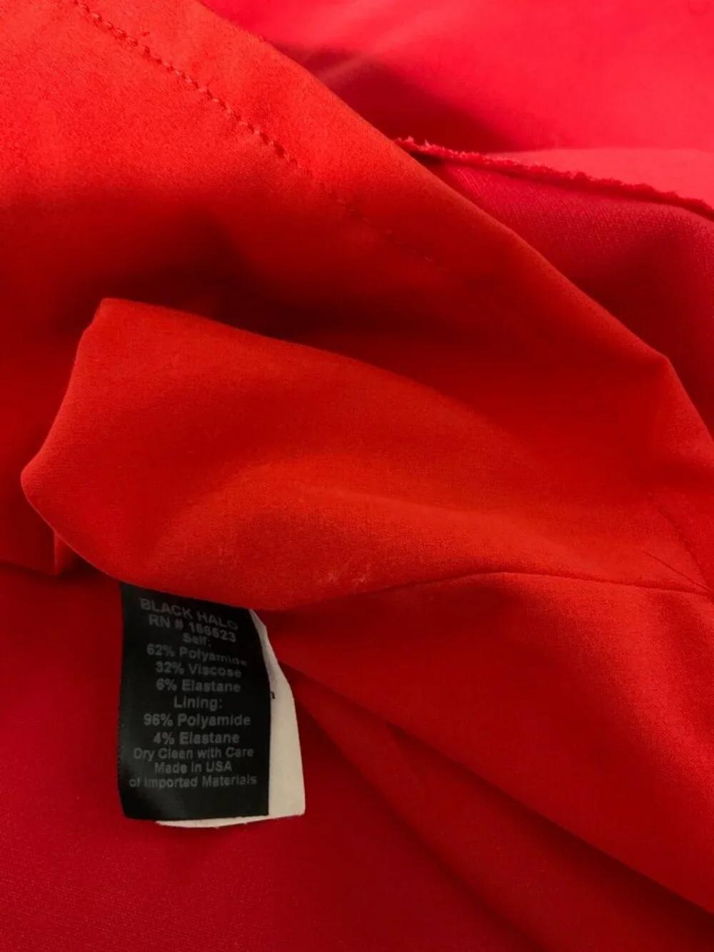 BLACK HALO Nuelle Red Sheath Dress Size 8